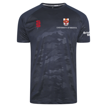 Bristol Moves Unisex Camo T-Shirt - Navy